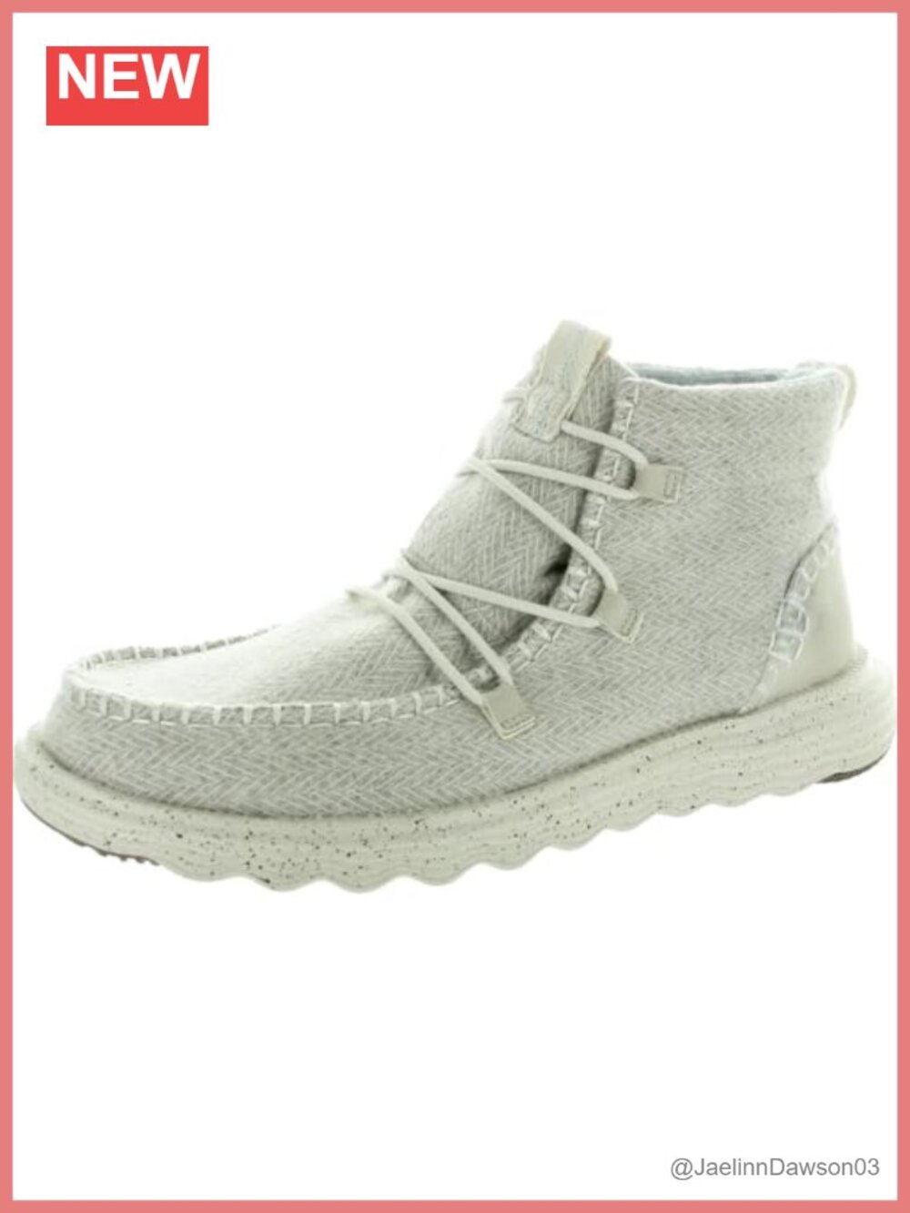Women's Reyes Heathered Water-Resistant Canvas Ankle Booties
